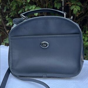 Coach dark gray Leather Bag